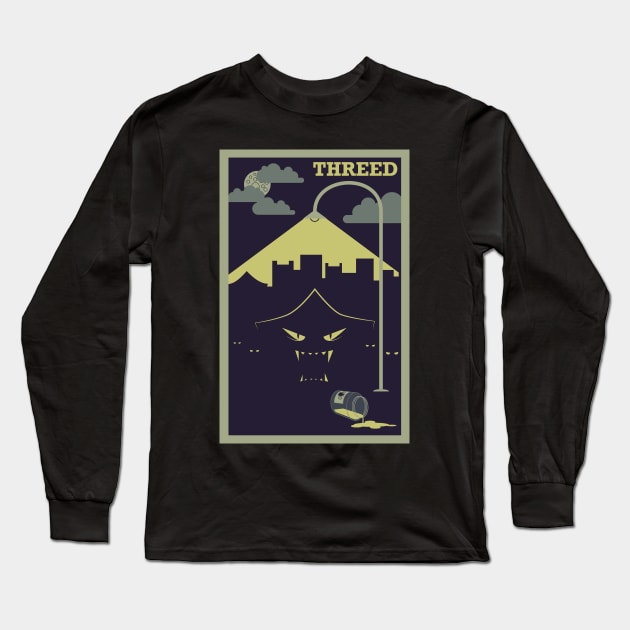 Threed Poster, Earthbound Long Sleeve T-Shirt by nickfolz